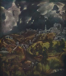 Toledo, vista de Toledo, 1599-1600, 1938