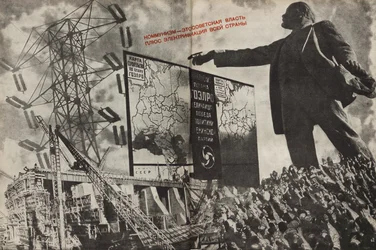 El comunismo es el gobierno soviético más la electrificación de todo el país, 1933