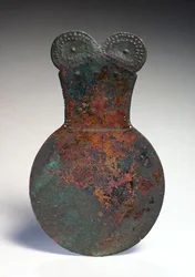 Espejo, de Marlik, noroeste de Irán, c.1400 a.C.