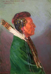 Ah-all-tah-kone-ine (óleo sobre lienzo)