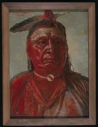 Jefe Larny (óleo sobre lienzo)