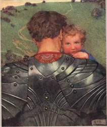 A Sweet Lullaby, ilustración de "The Book of Old English Songs and Ballads".