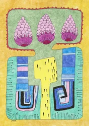 Formas abstractas de colores