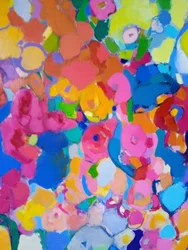 Flores abstractas llenas de colorido