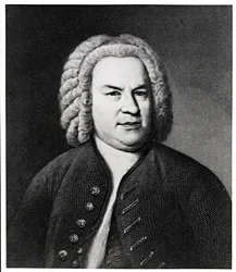Retrato de Johann Sebastian Bach, compositor alemán