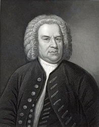 Retrato de Johann Sebastian Bach, compositor alemán