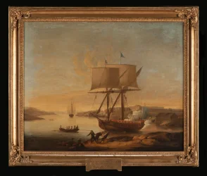 Embarcación del archipiélago cerca de Sveaborg
