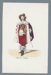 Luis XIII. 17e Siècle (título sobre objeto)
