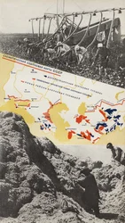Crianza de algodón. Ilustración de La URSS construye el socialismo, 1933