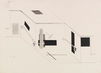 La Sala Proun. Hoja 5 del portafolio I Kestner, 1923