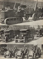 El Ejército Rojo. Ilustración de la URSS Construye el Socialismo, 1933
