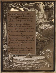 (Ilustración para Rubáiyát de Omar Khayyám) La invitación
