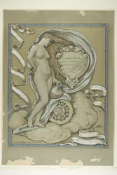 Estudio de Figura para Rubaiyat de Omar Khayyam