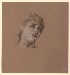 Boceto de Retrato de una Niña