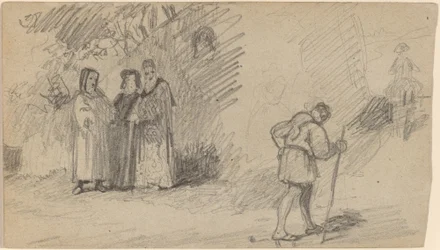 El hijo y el burro, c. 1859