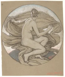 Estudio para "La gloria de la mañana"