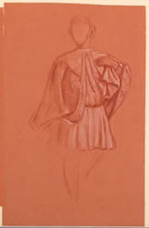 Estudio de una figura disfrazada
