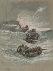 El naufragio, c. 1880
