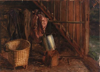 Interior de un establo