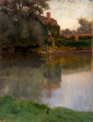 Borde de un arroyo