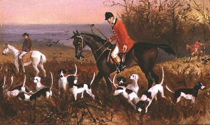 Escena de caza en Pardon Hall, Essex