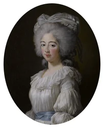 Retrato de María Josefina de Saboya (1753-1810), condesa de Provenza