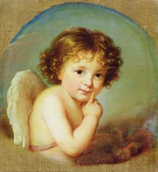 Cupido (óleo sobre lienzo)