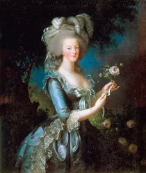 María Antonieta à la Rose, 1783