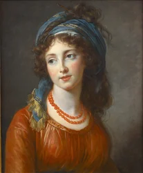 Retrato de Aglaé de Gramont, née de Polignac 1768-1812, 1794
