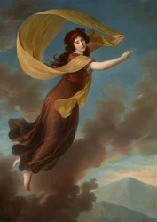 Retrato de la Princesa Karoline von Liechtenstein, nacida Condesa von Manderscheid-Blankenheim 1768-183