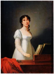 Retrato de la cantante italiana Angelika Catalani, finales del siglo XVIII o principios del XIX