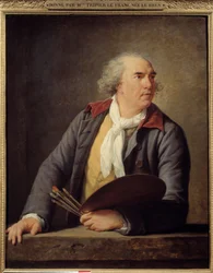 Retrato del pintor Hubert Robert (1733-1808)