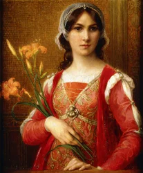 Beatrix Portinari, c.1913 (óleo sobre lienzo)