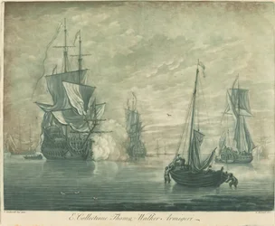 Escena de navegación de la colección de Thomas Walker, 1720s