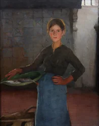 Una pescadora de Zandvoort, 1884