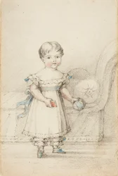 La reina Victoria de niña