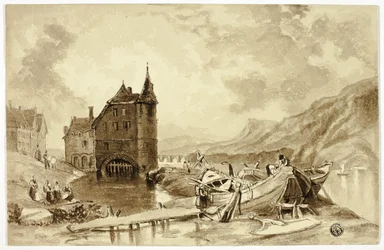 Barcos de Pesca Cerca de Greves