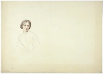 Estudio para retrato femenino