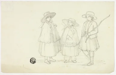 Tres niñas pequeñas
