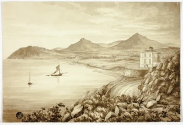 Valle de Shanganagh, Dún Laoghaire, con barcos