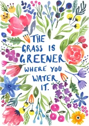 Greener Grass, 2018 (acuarela)