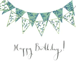 Colorín de feliz cumpleaños, 2018 (acuarela y collage)