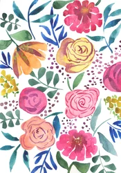Rose Medley, 2018 (acuarela)