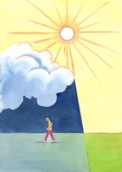 Una persona que rechaza a Dios camina en la oscuridad espiritual
