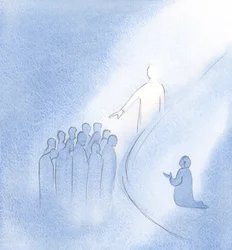 Cuando Cristo entró en mi alma, extendió Su mano y bendijo a todos los queridos que levanto en oración