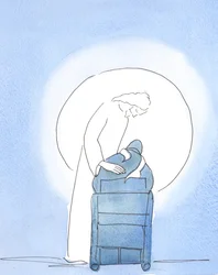 En la Vigilia Pascual, Cristo se inclinó sobre mi silla, mostrando cuán deleitado estaba