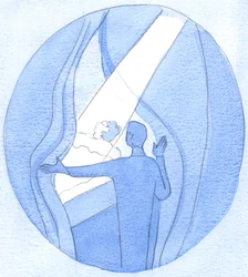 Por nuestras fervientes oraciones a Nuestra Señora Bendita, es como si apartáramos los hilos de la oscuridad, para dejar que la luz del Cielo brille sobre los necesitados