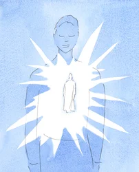 Por el Espíritu Santo, Cristo está presente en el alma de la persona bautizada, irradiando su amor y sabiduría, iluminando el alma con alegría y bondad Divina