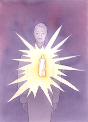 Por el Espíritu Santo, Cristo está presente en el alma de la persona bautizada, irradiando su amor y sabiduría, iluminando el alma con alegría y bondad divinas