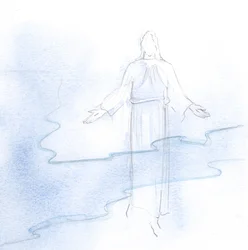 Cristo está oculto detrás de dos velos